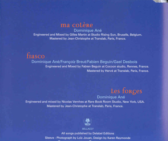 Ma colère