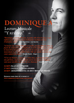 Dominique A en Lecture Musicale Lecture Musicale
