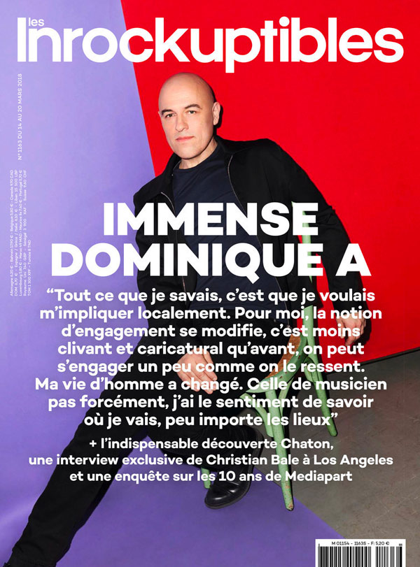 Dominique A dans les Inrocks