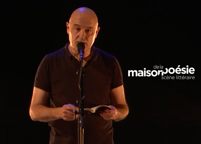 Dominique A - Lecture à la Maison de la Poésie