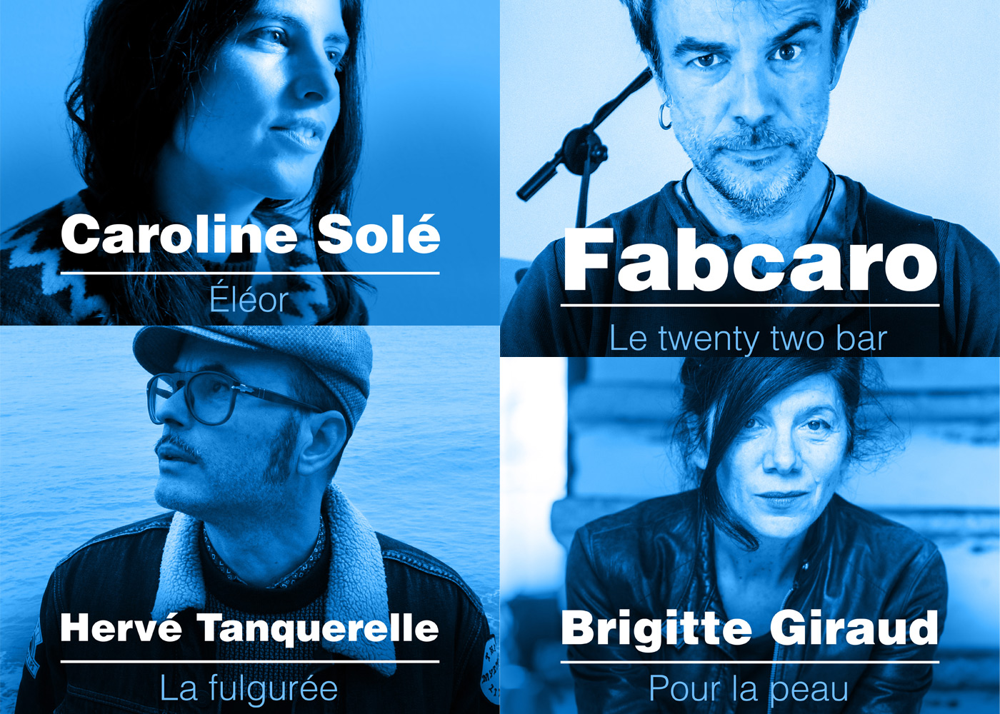 Caroline Solé, Fab Caro, Hervé Tanquerelle, Brigitte Giraud