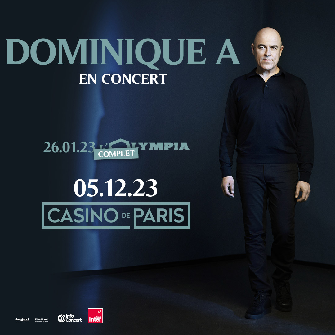 Dominique A au Casino de Paris