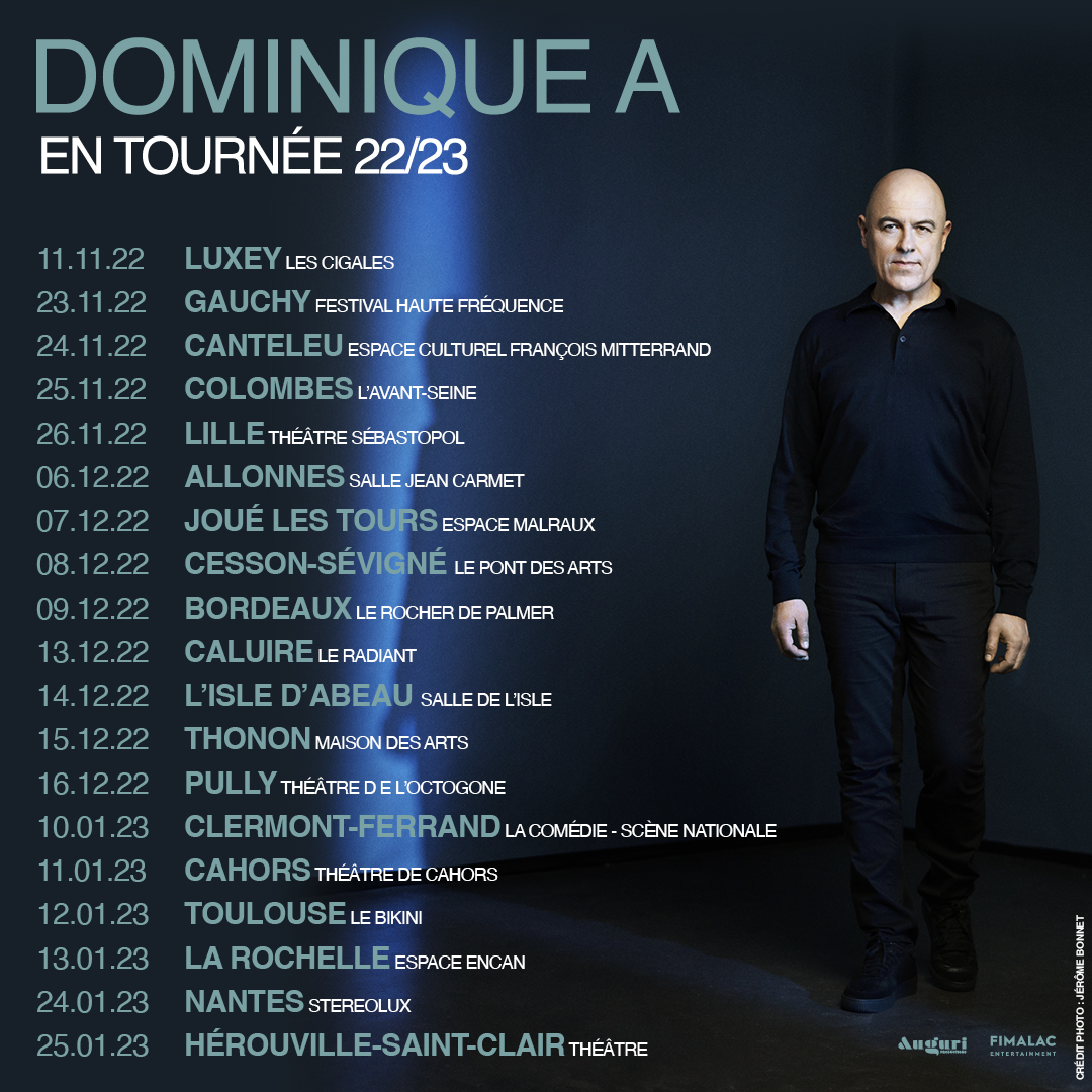 Dominique A en tournée